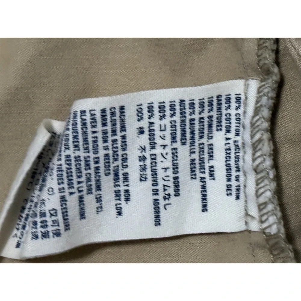 ABERCROMBIE KIDS XL‎ Girls Tan Khaki Jacket Coat Full Zipper Pockets